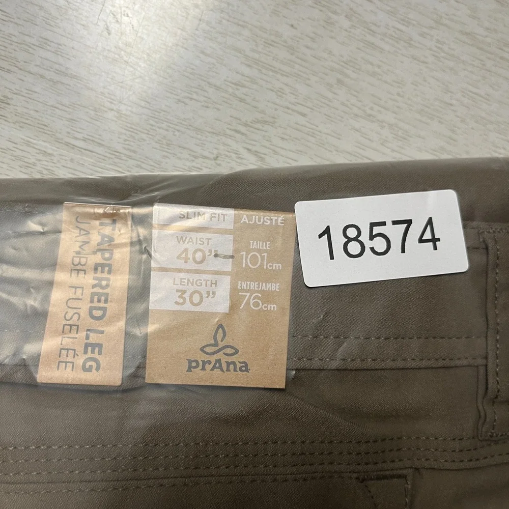 PrAna Stretch Zion Slim Pants 40x30 Hiking Climbing Belted Cargo New $95